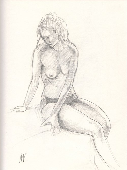 Sketch of Human body. Woman.37 by Mag Verkhovets