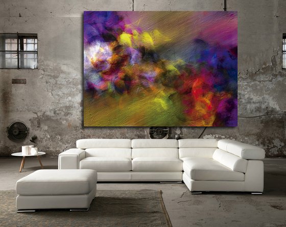 Explosiones 4/XL large original artwork