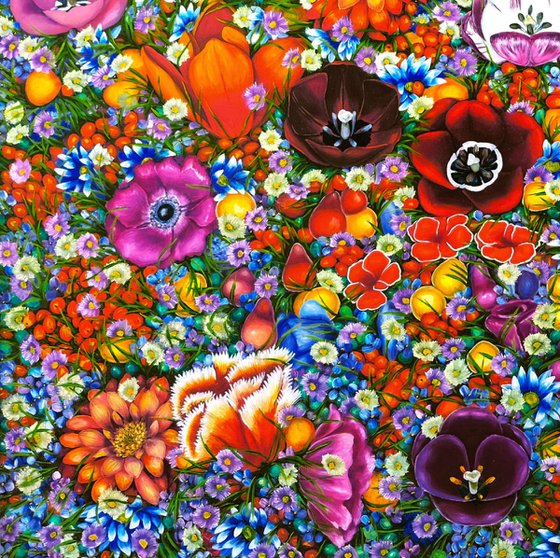 Flowers Love for Red