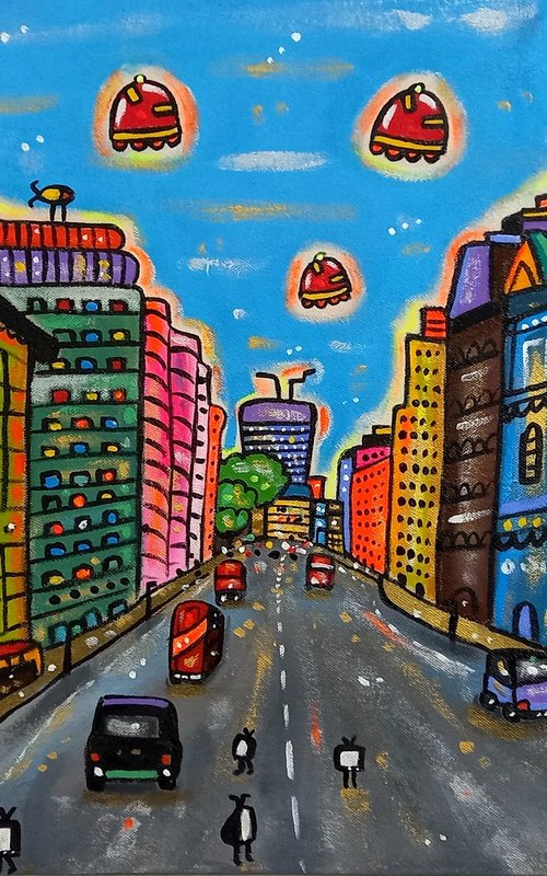 Futuristic Central London by Maria Luisa  Azzini