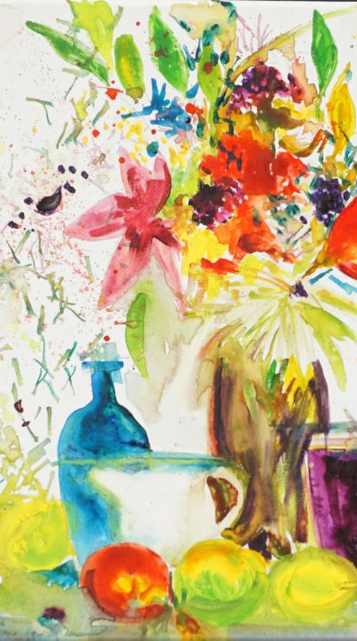 Sunshine Every Day 60x45cm-24x18in by jelena b