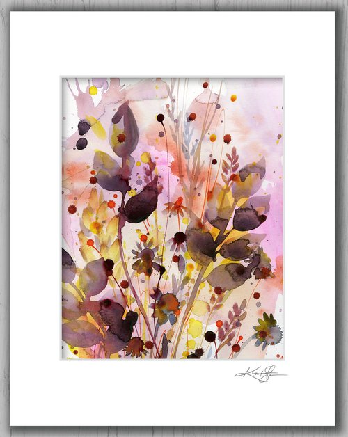 Autumn Joy 2 - Flower Painting by Kathy Morton Stanion by Kathy Morton Stanion