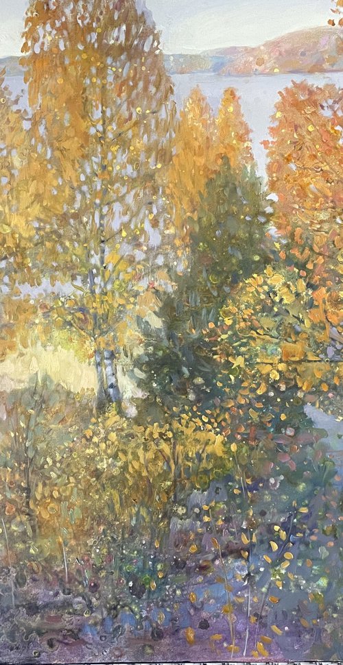 Soft autumn near the fjord by Nadezda Stupina