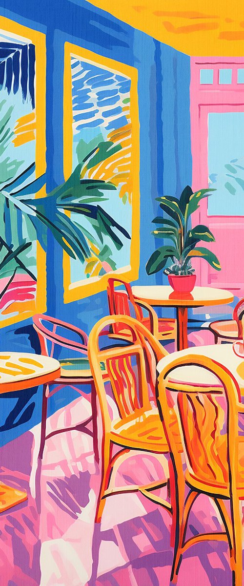 Morning cafe IV by Kosta Morr