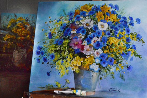 "BOUQUET OF WILD FLOWERS"