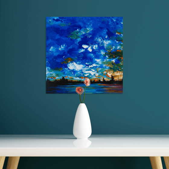 Landscape with a lake