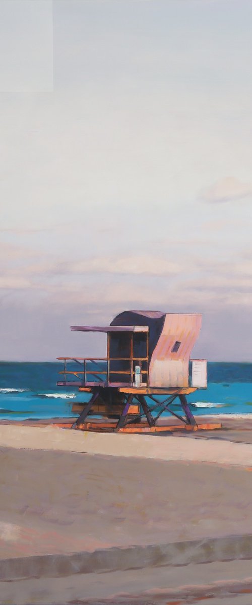 Purple Miami Beach by Bo Kravchenko