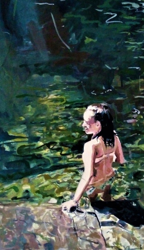 In the water by Amaya Fernández Fariza
