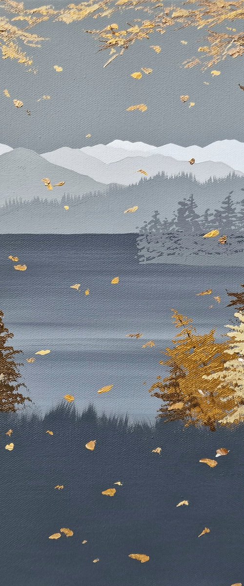 Falling leaves at Rydal by Sam Martin