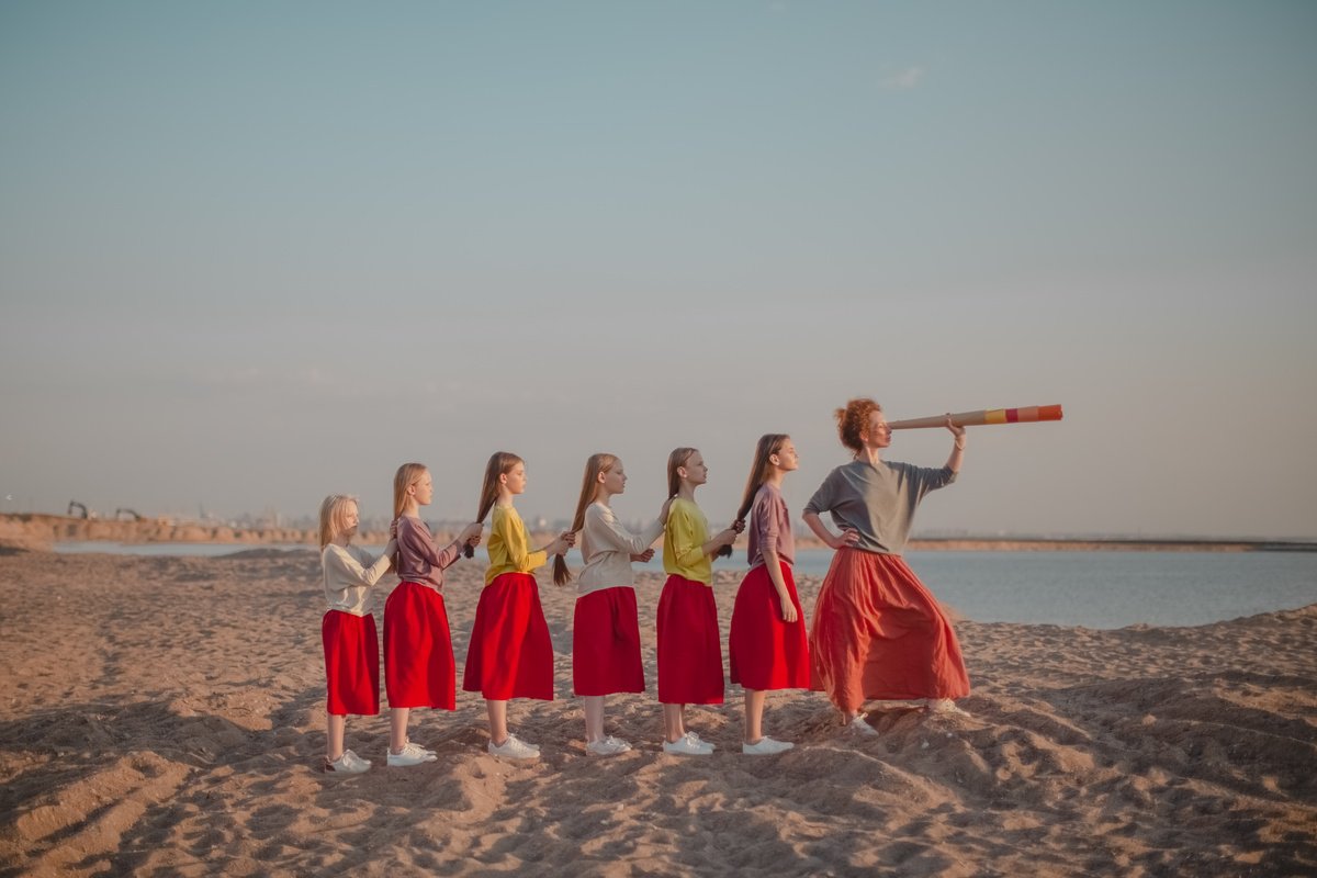 Surrealistic Portrait Photograph By Dasha Pears, 28 X 19, Looking Forward, Original Artwork