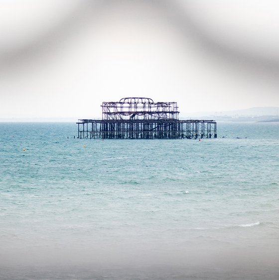 Brighton West Pier framing : June 2021 (Limited edition  2/20) 12X8