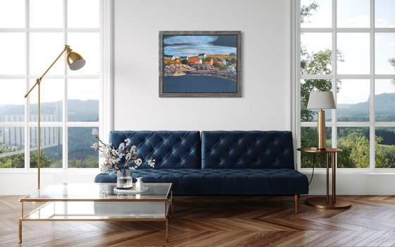 Denim series.Multicolor village