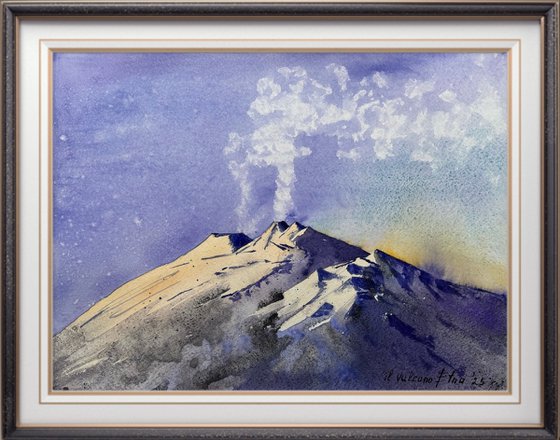Sicilian Sunrise Volcano Etna