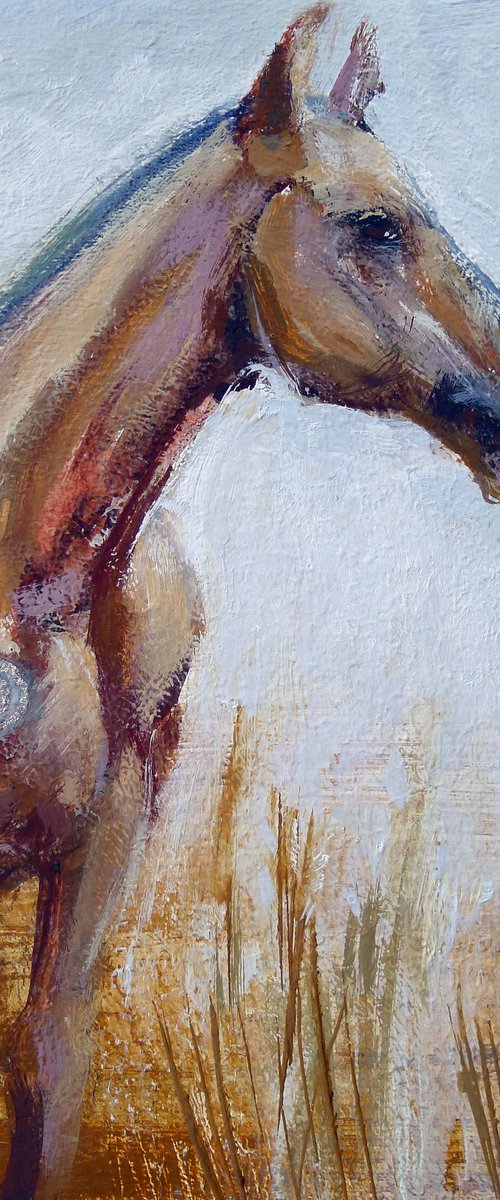 Wheat Horse by Tatyana Kaganets