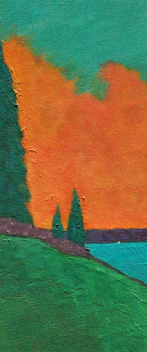 Sailing Home, Juan De Fuca by David J Edwards