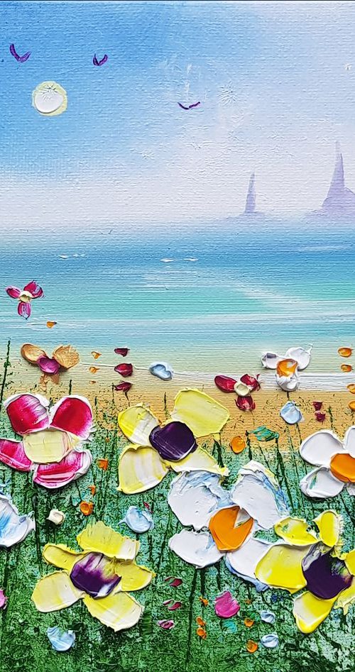 "Soft Beach & Flowers in Love" by Phil Broad