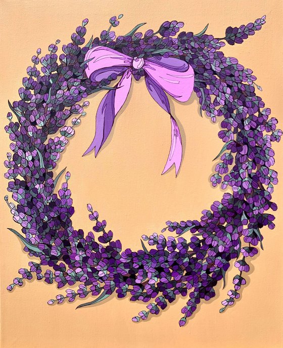 LAVENDER WREATH