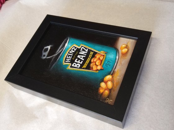 Small Heinz baked beans still life