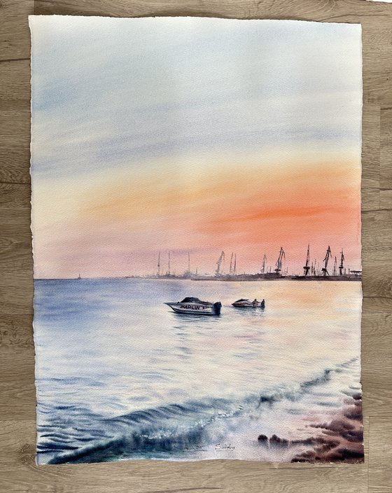 Calm Evening by the Water