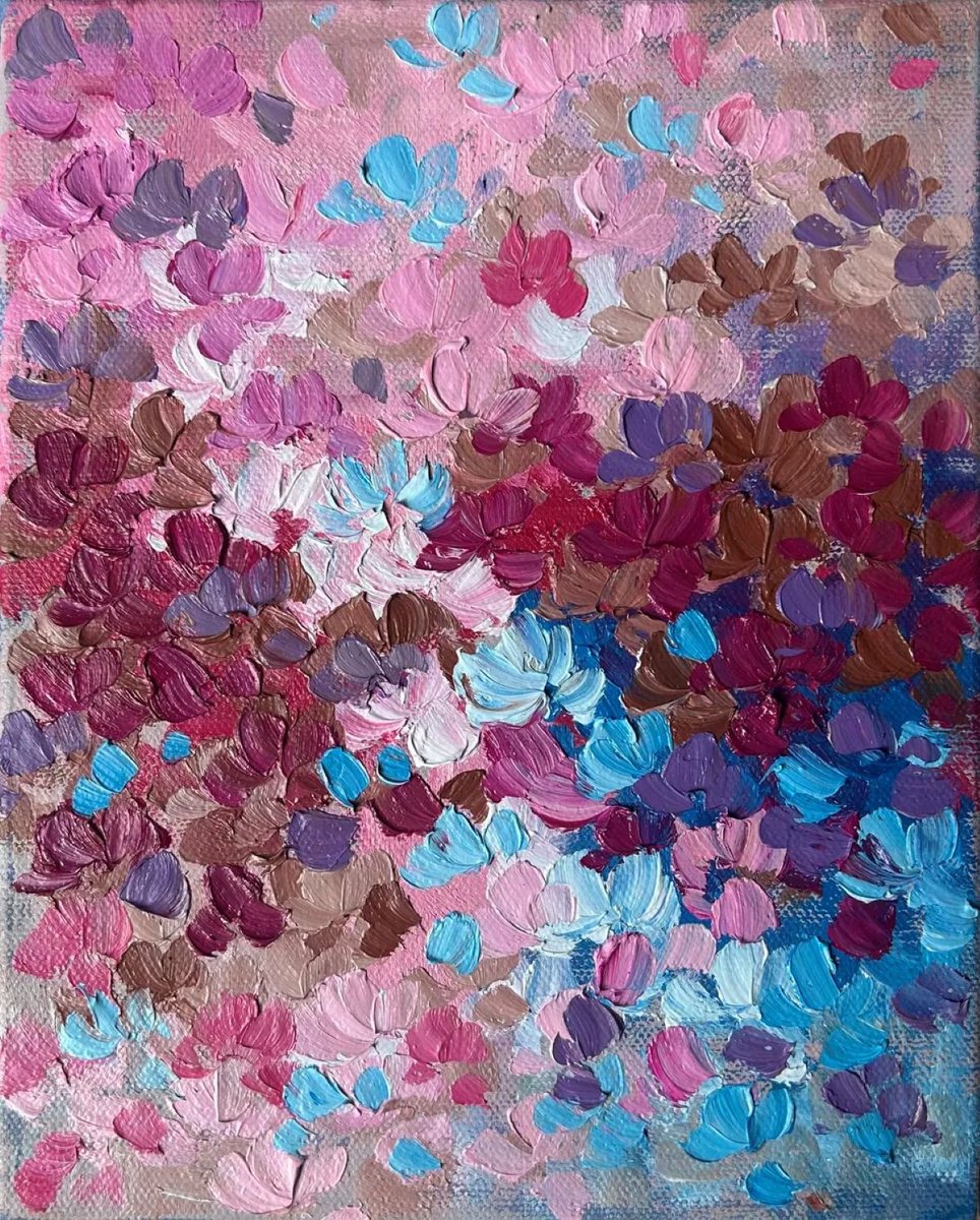 Abstract Acrylic Painting By Belinda Nadwie, 8 X 10, All Of My Love, Original Artwork