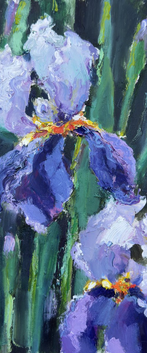 Dance of the Irises by Olha Laptieva