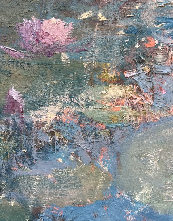 Water Lilies and Reflections