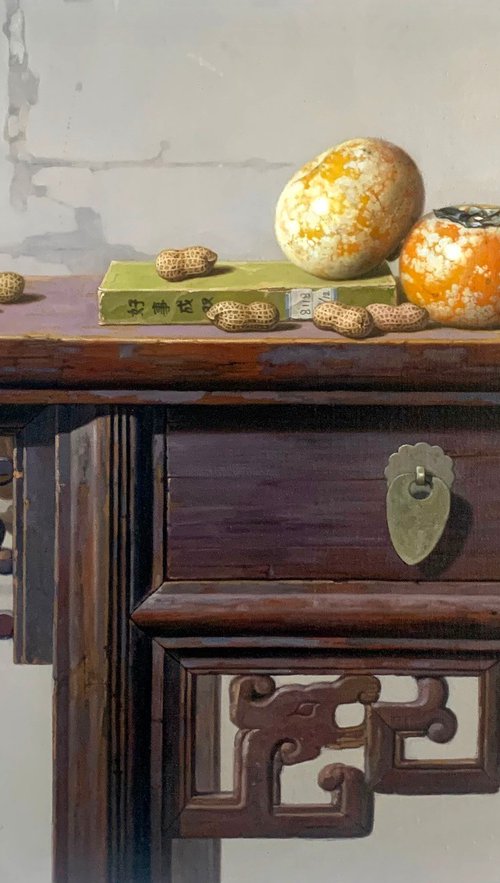 Still life:zen art c152 by Kunlong Wang