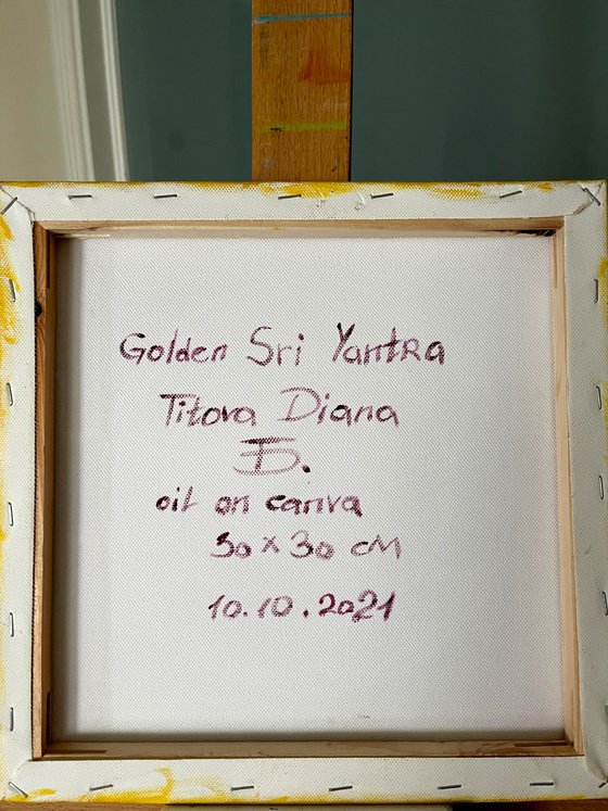 Golden SRI Yantra