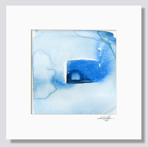 Finding Tranquility 5 - Abstract Zen Watercolor Painting by Kathy Morton Stanion by Kathy Morton Stanion