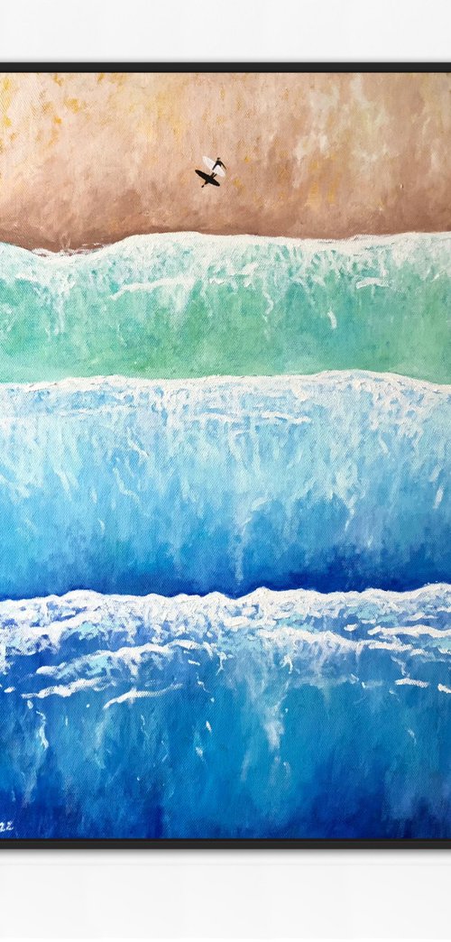 Ocean Waves by Volodymyr Smoliak