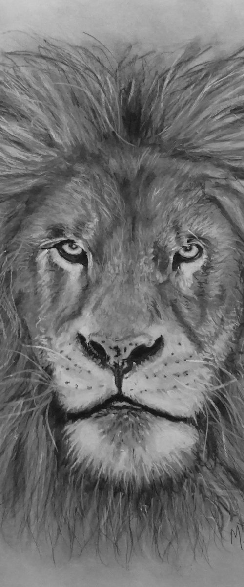 The Lion by Mel Davies Original Art