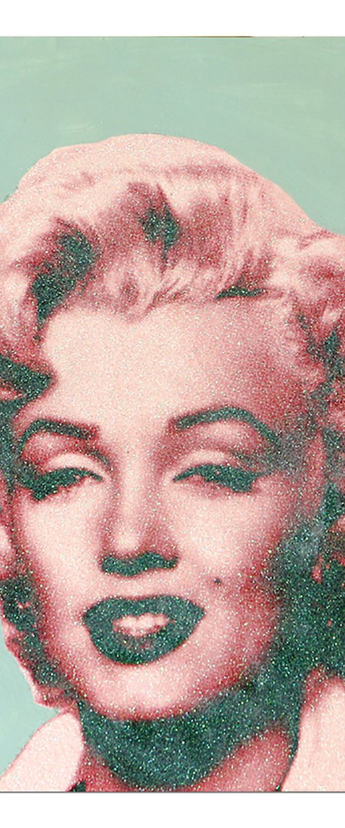 Marilyn I Love You - Original on Paper by Gardani Art