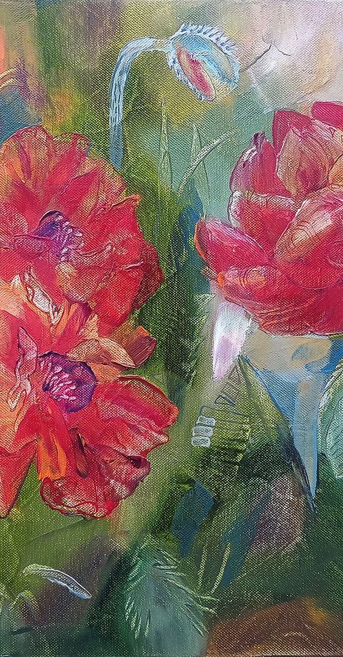 Poppy Bloom by Silvija Drebickaite