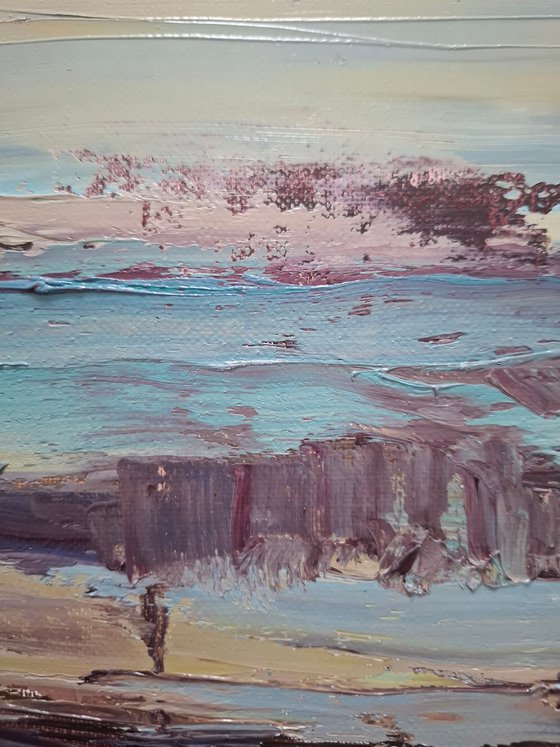 Oil painting Silent Sea