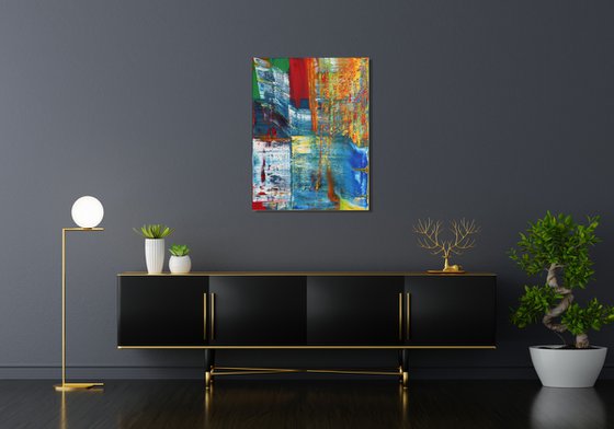 60x80cm | 23.5x31.5″ Original abstract painting Canvas oil artwork Modern art