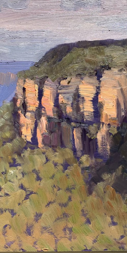 Blue mountains- Govetts leap by Shelly Du