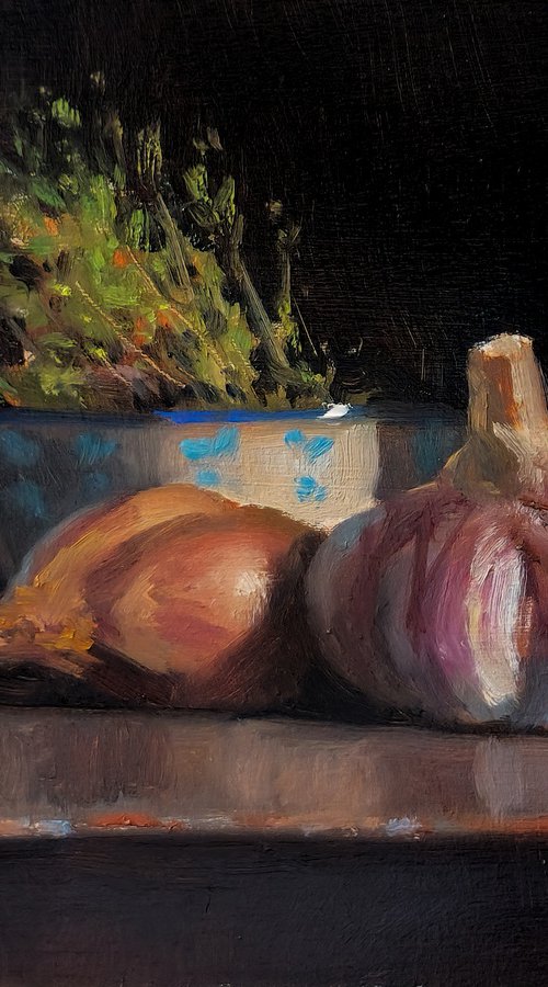 Garlic, Onion and Thyme by Pascal Giroud