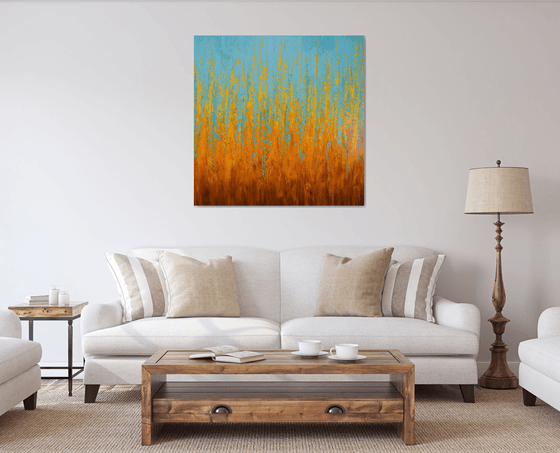 Vibrant Orange Blue