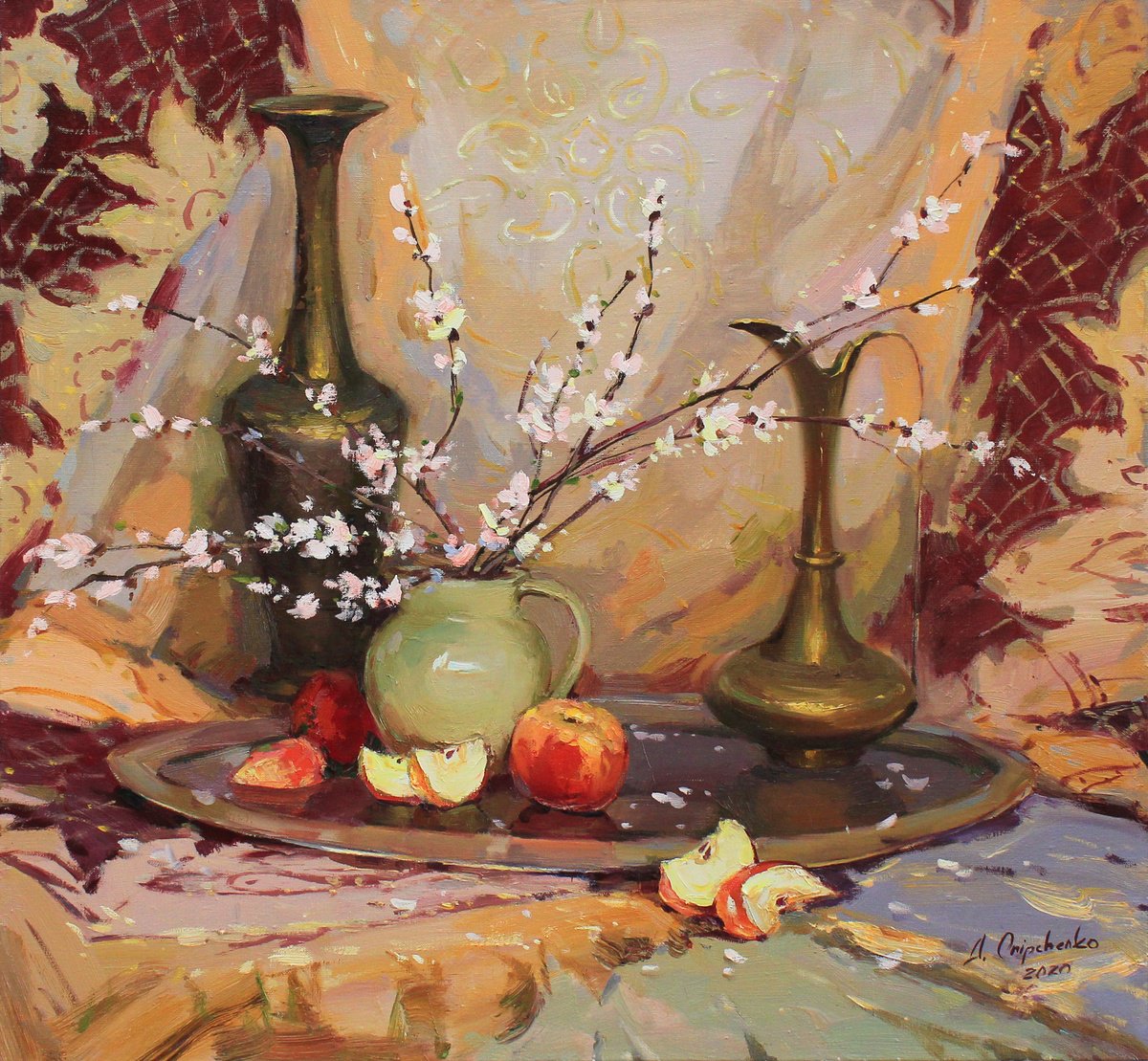 Spring Still Life By Alisa Onipchenko-Cherniakovska, 31 X 30, Artwork For Sale On Artfinder