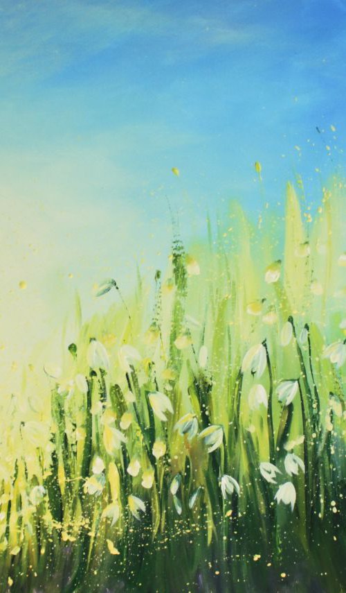 A chorus of snowdrops by Emma Sian Pritchard