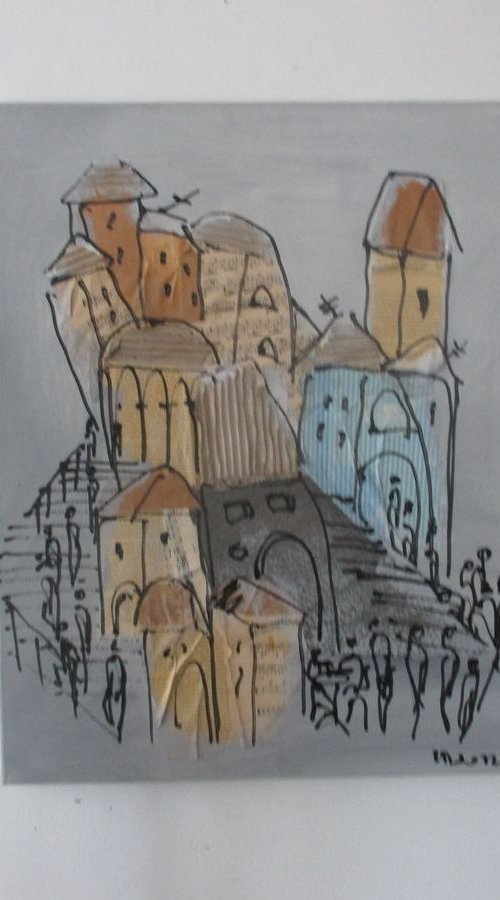Collage italian city by Sonja Zeltner-Müller