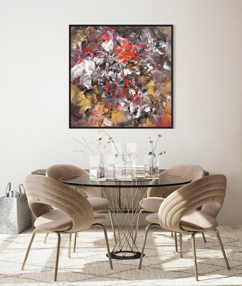 Listen To The Wind By Paresh Nrshinga Frsa, 36 X 36, Artwork For Sale On Artfinder