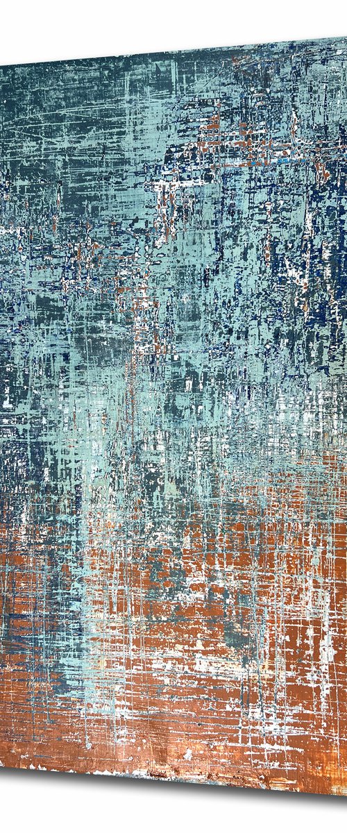 Splitting The Difference (XL 48x60in) by Robert  Tillberg