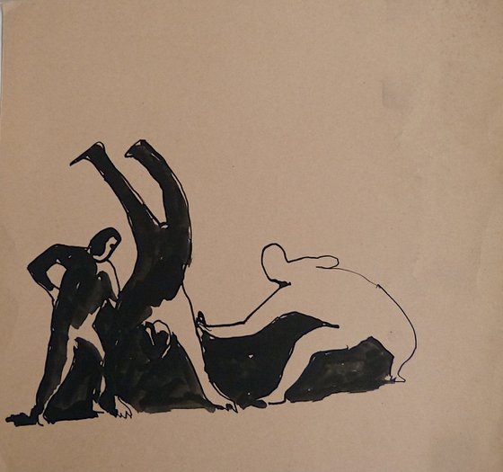 The Exercise, 28x27 cm