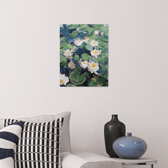Water lilies - Pond - Flowers - Christmas gift
