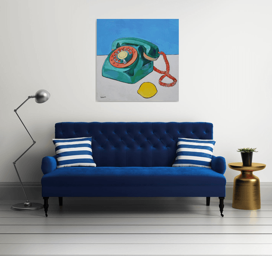 Phone and Lemon. Connection