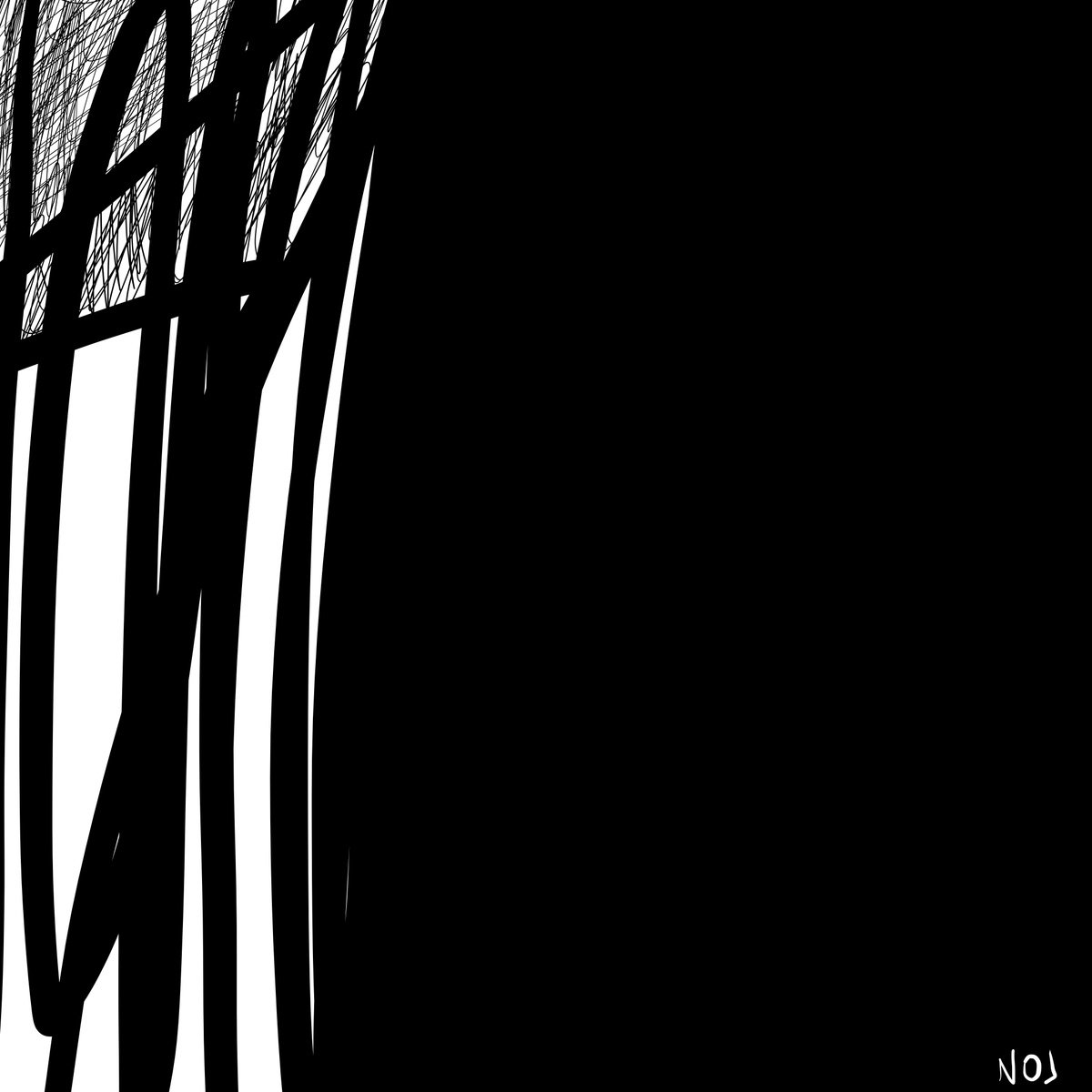 Abstract Print By Mattia Paoli, 39 X 39", Ga#196 Untitled, Original Artwork