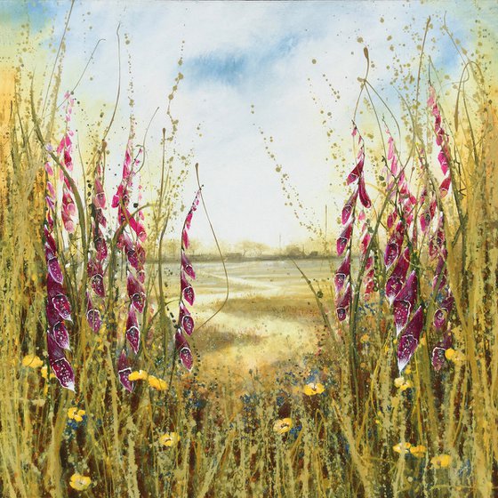 Foxgloves Tranquil Meadow