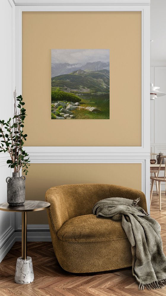 By the mountain lake