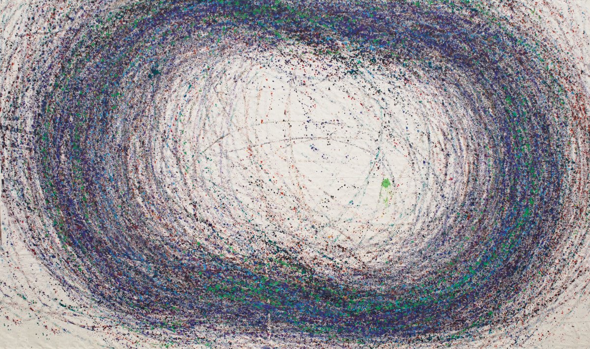 Geometric Abstract Acrylic Painting By Simon Findlay, 213 X 126", Neukolln S41, Original Artwork